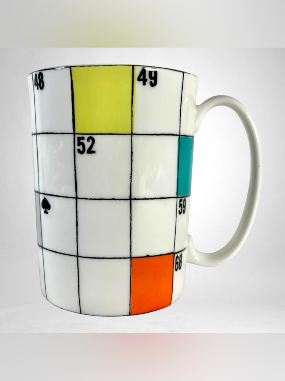 Kate Spade / Lenox 'Say The Word' Colorful Crossword Puzzle Mug